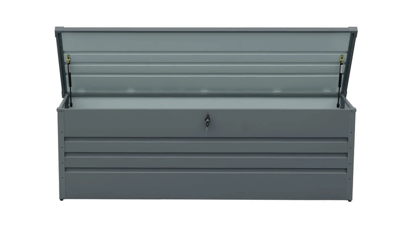 260 Gallon Metal Outdoor Deck Box Waterproof