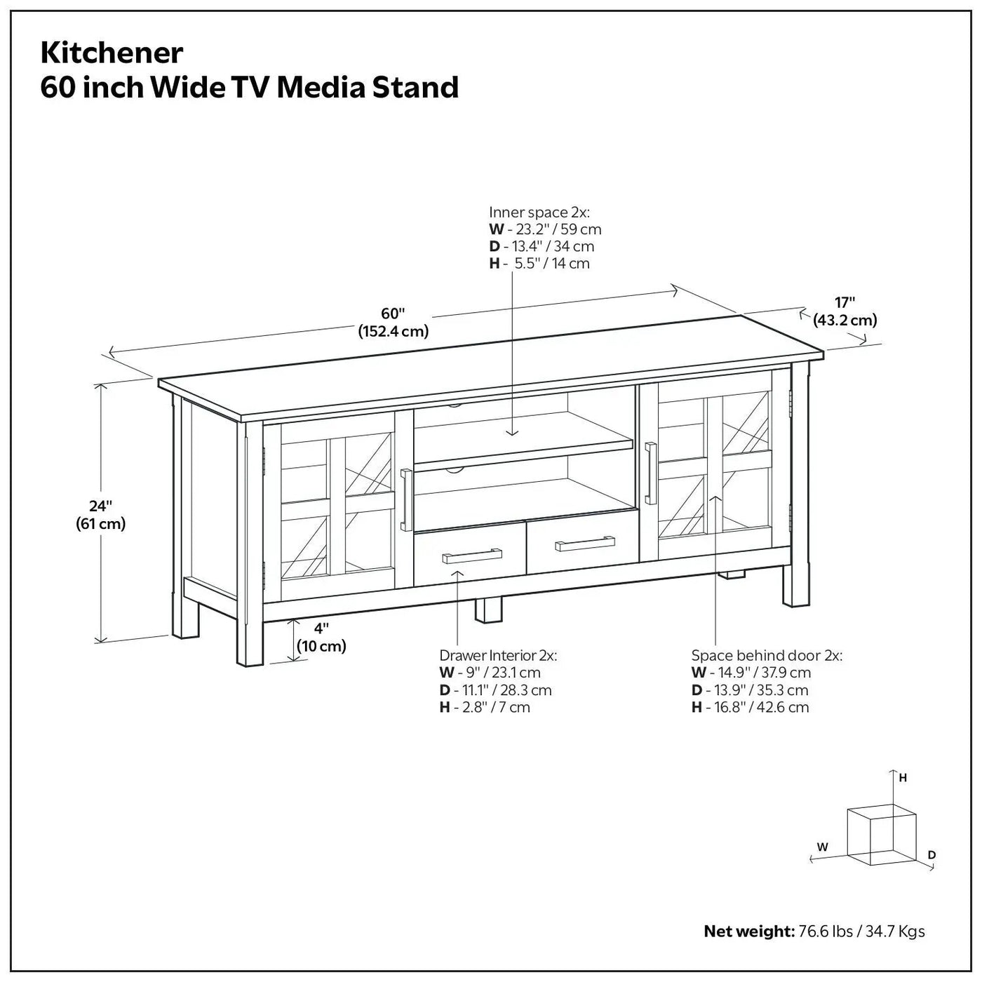 Kitchener - Handcrafted TV Media Stand by HouseOfZazla