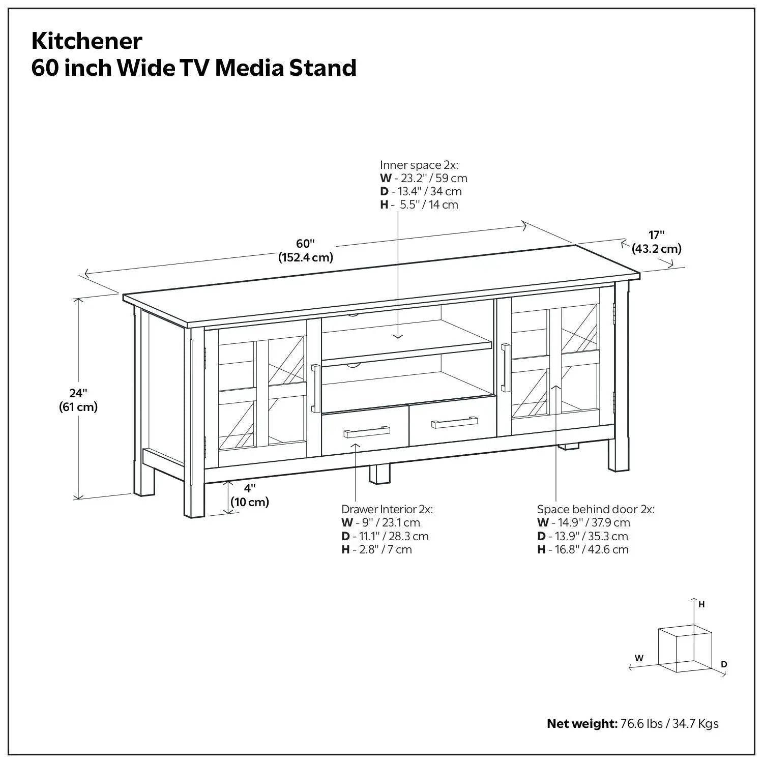 Kitchener - Handcrafted TV Media Stand by HouseOfZazla