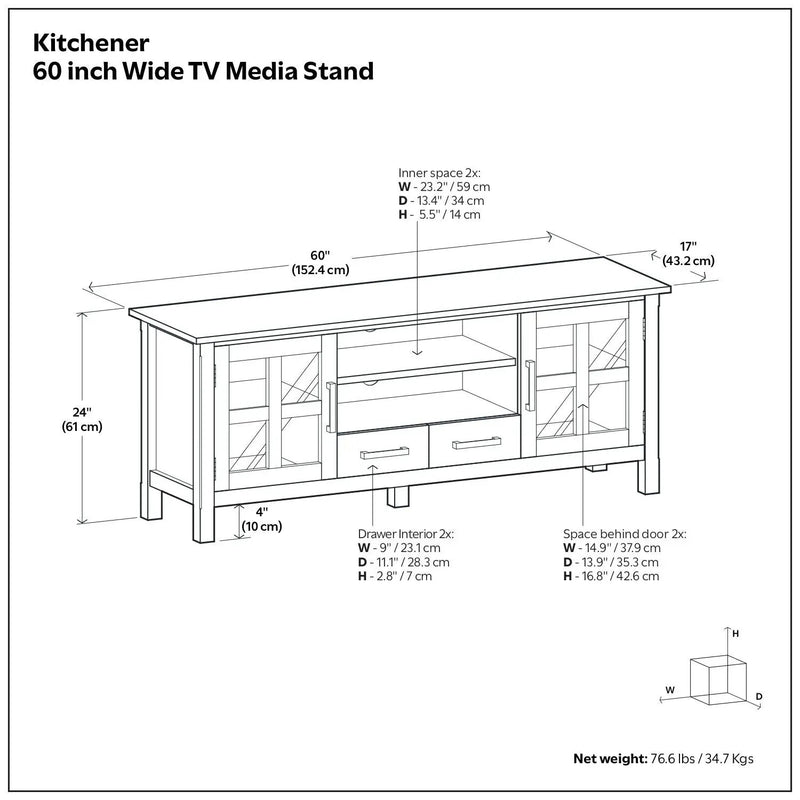 Kitchener - Handcrafted TV Media Stand by HouseOfZazla