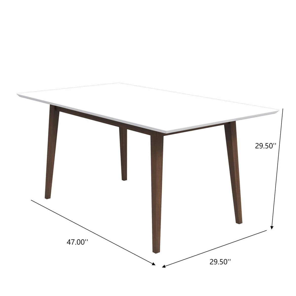 Levi - Modern Style Rectangular Dining Kitchen Table, photo 27 of 35