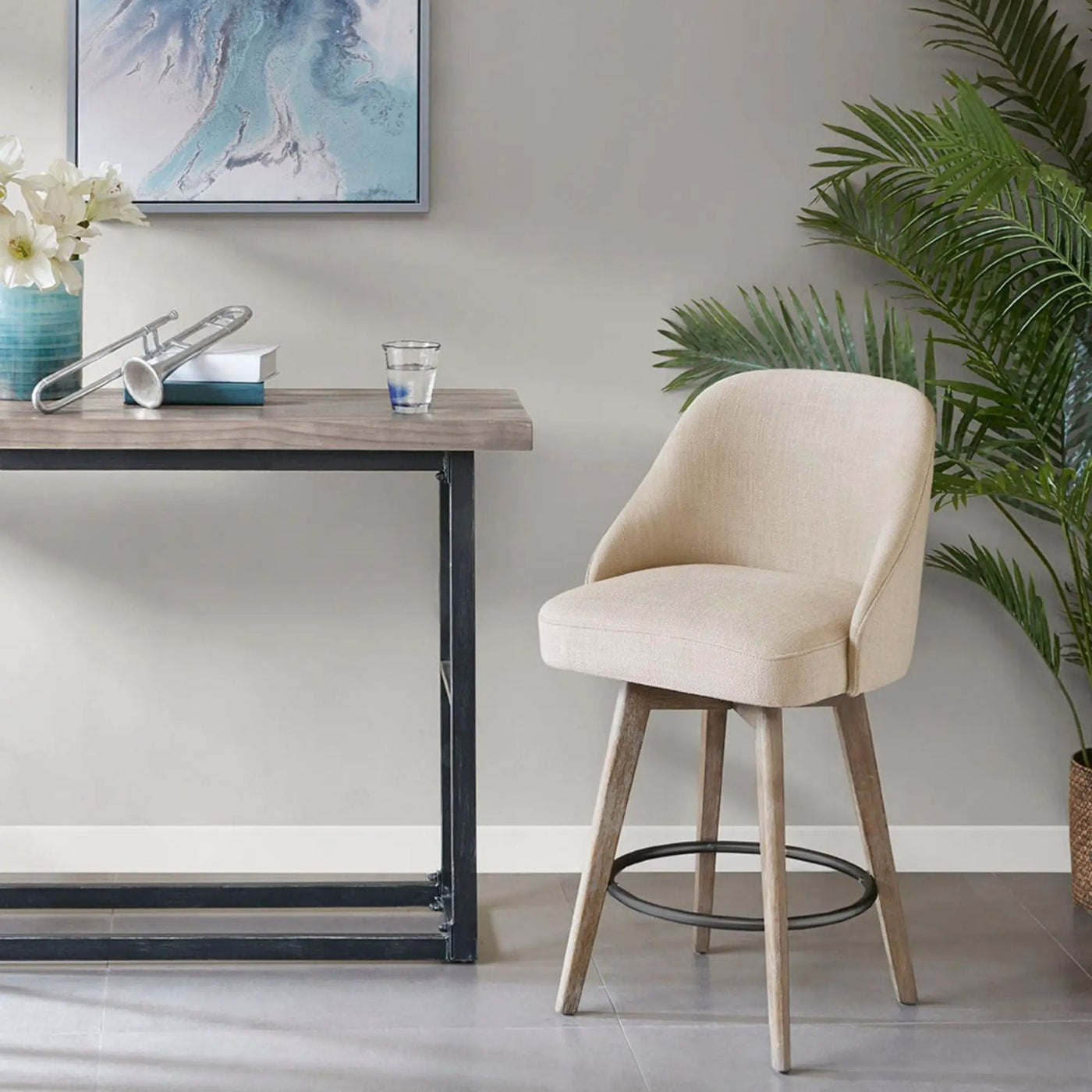 Counter Stool With Swivel Seat by HouseOfZazla