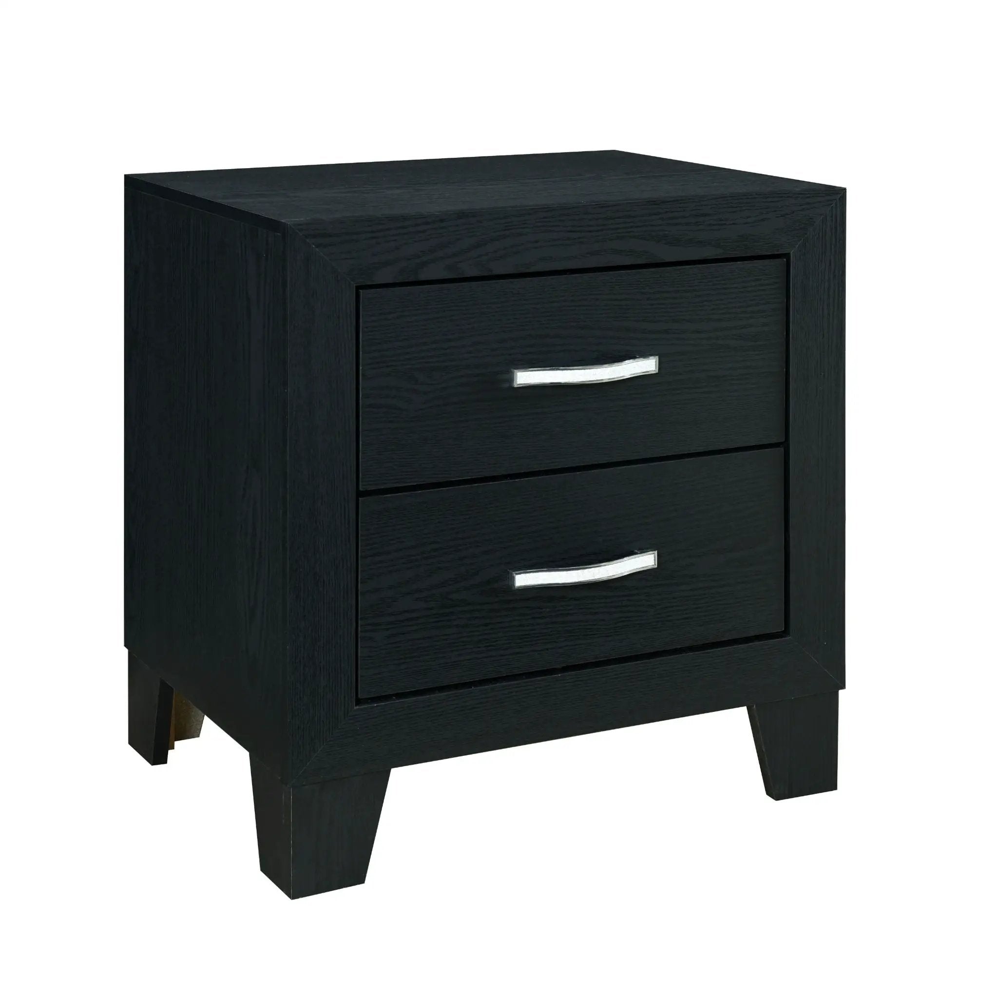 Carlos - 5 Pieces Queen Bedroom Set, Modern Design - Black by Unique Piece Furniture