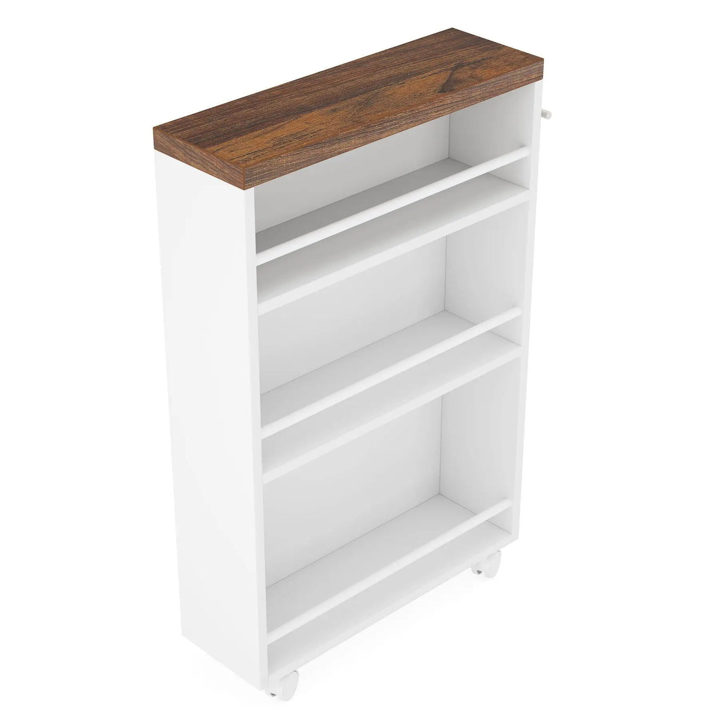 4 Tier Narrow Rolling Kitchen Slim Storage Cart by HouseOfZazla