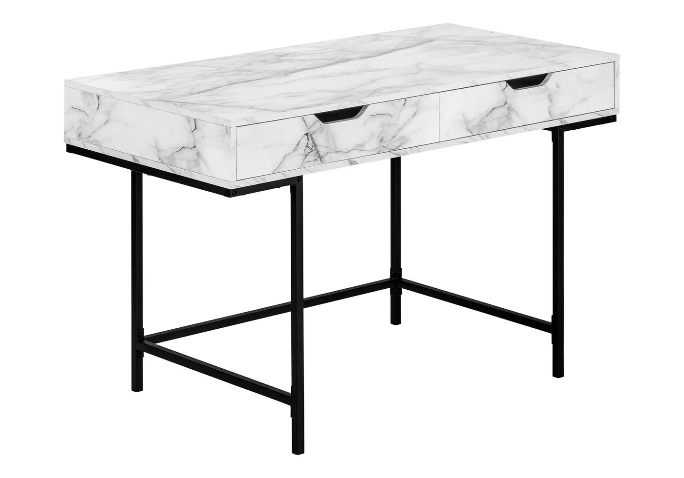 Computer Desk For Home Office, Laptop, Storage Drawers, Contemporary & Modern by HouseOfZazla