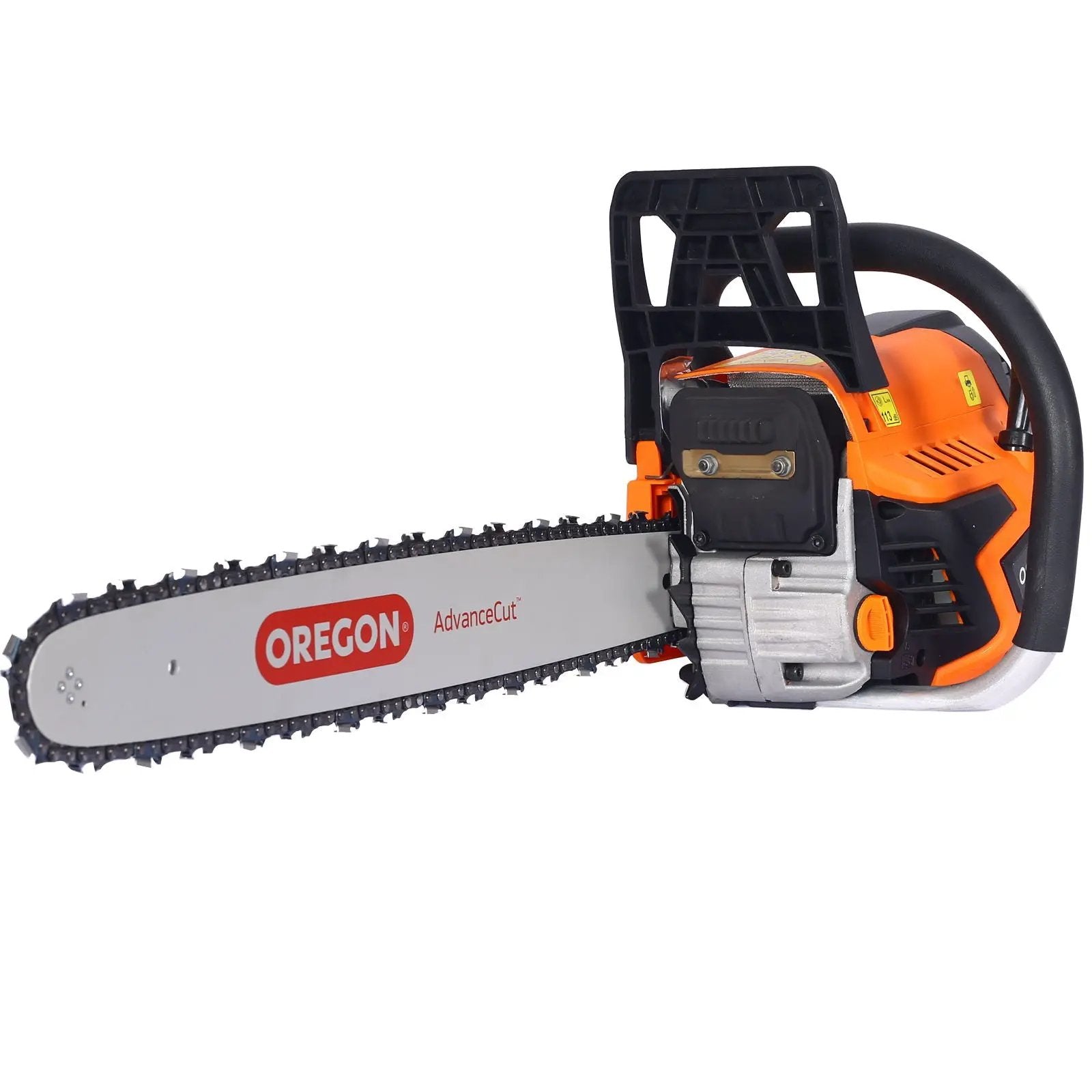 58Cc Gasoline Chainsaw 20" Bar For Wood Cutting With Oregon Chain And Bar - Orange by HouseOfZazla