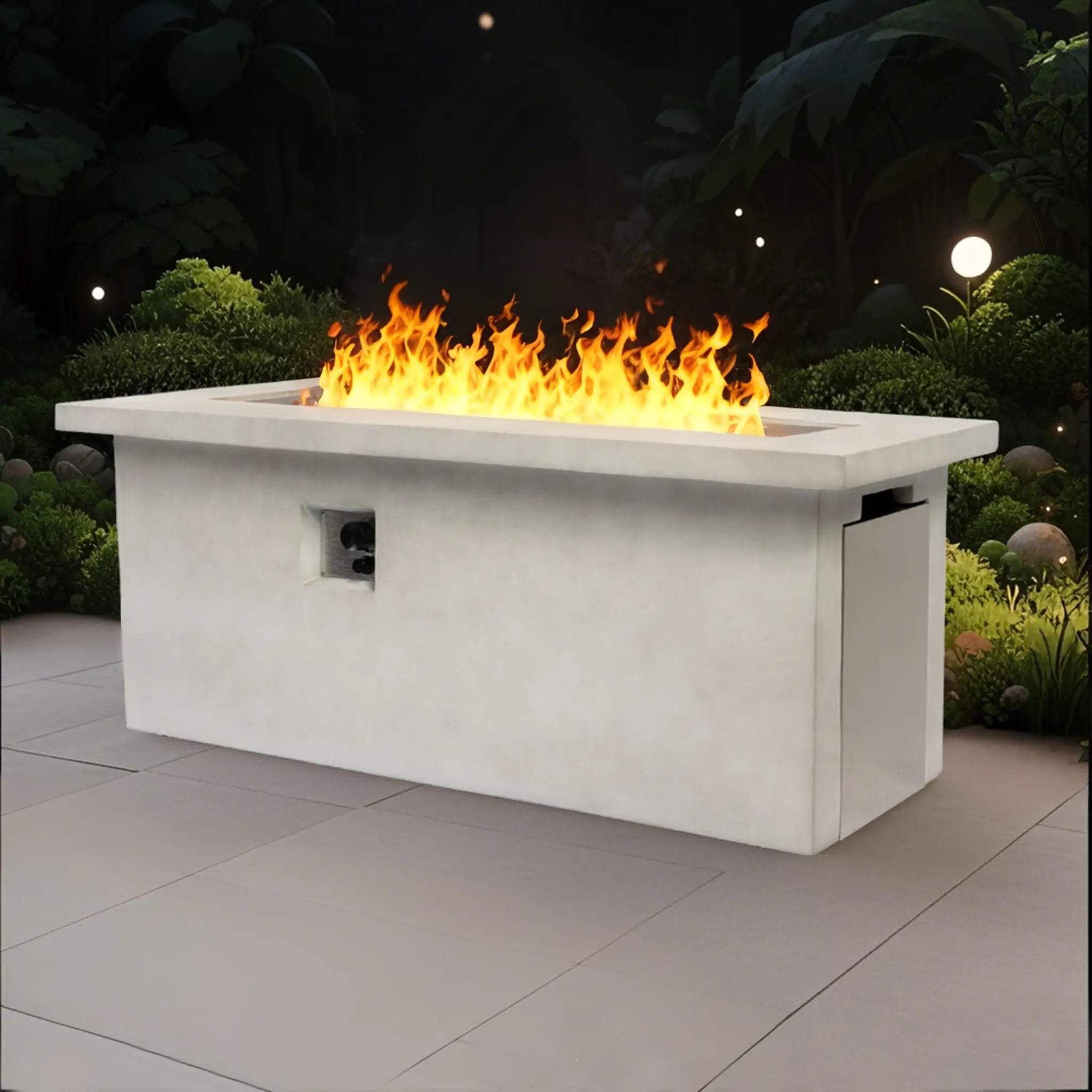 60" Propane Gas Fire Pit Table by HouseOfZazla