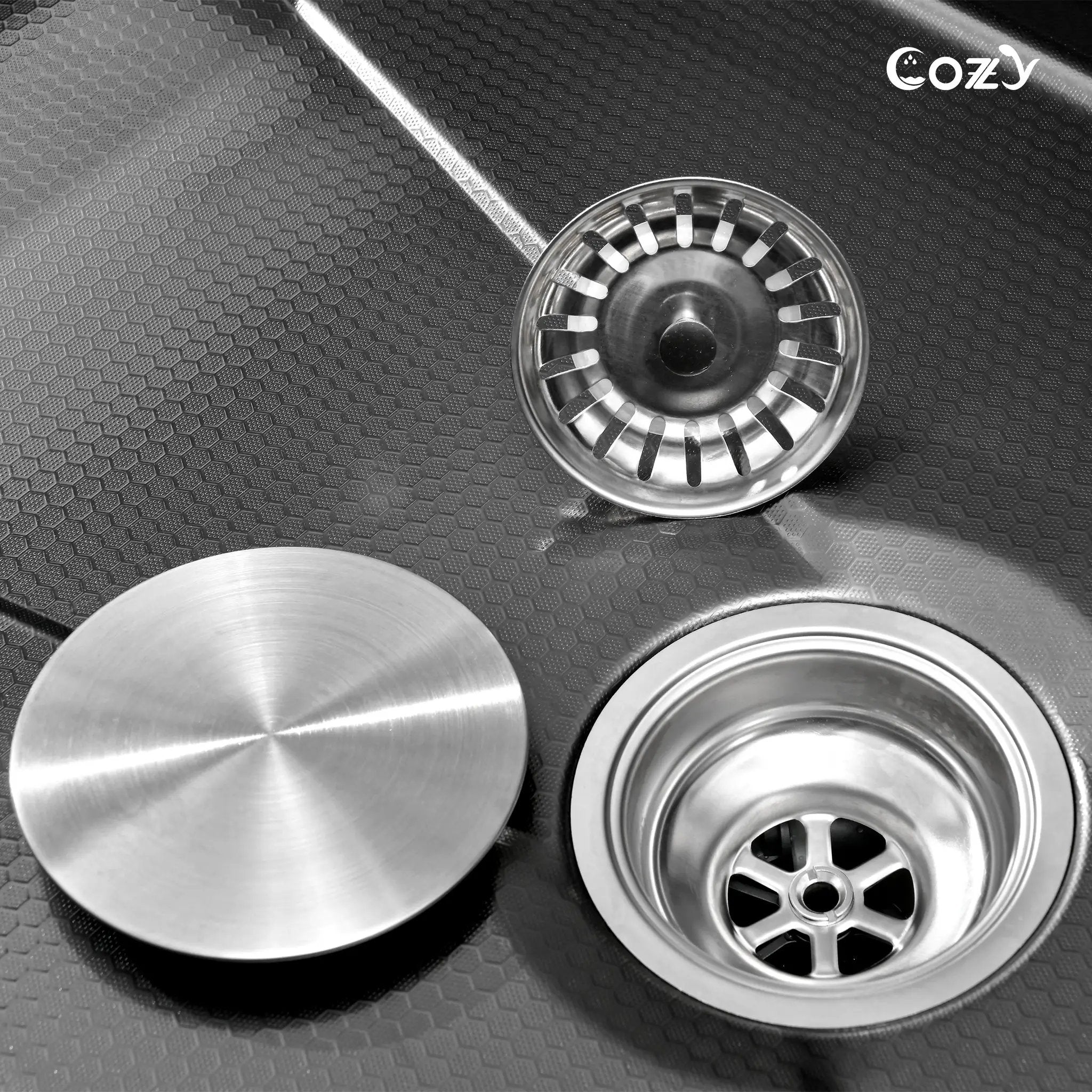 Waterfall Kitchen Sink, Stainless Steel Single Bowl by HouseOfZazla