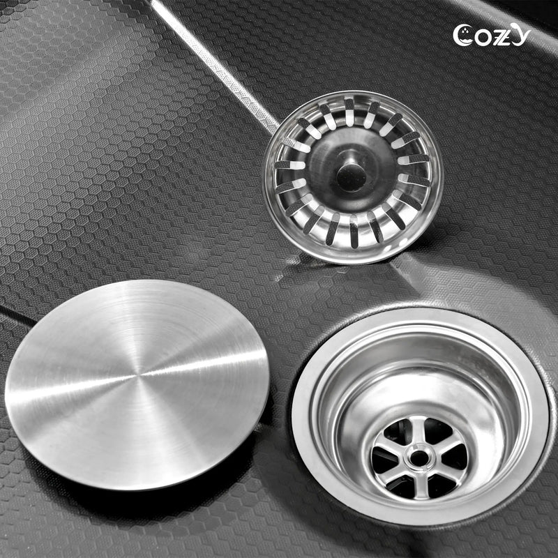 Waterfall Kitchen Sink, Stainless Steel Single Bowl by HouseOfZazla