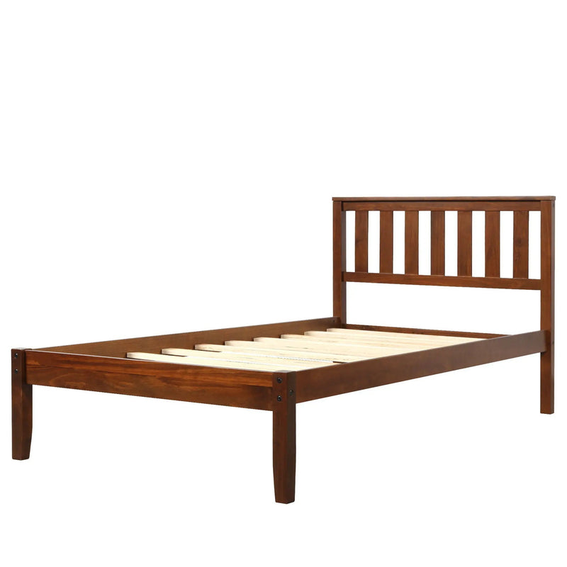 Platform Bed With Headboard, Footboard, Slat Support by HouseOfZazla