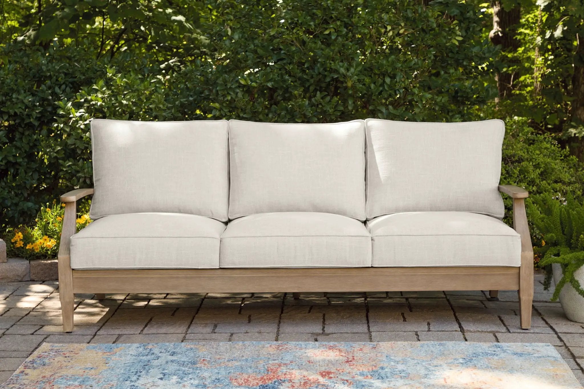 Carter Hall - Sofa With Cushion - Beige by Unique Piece Furniture