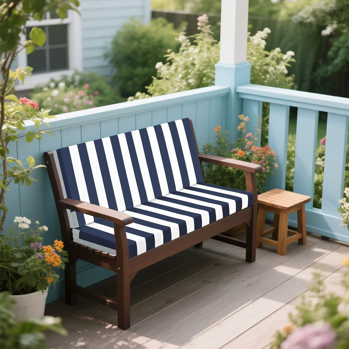Outdoor Deep Seat Waterproof Replacement Patio Chair Cushions (Set of 2) by HouseOfZazla
