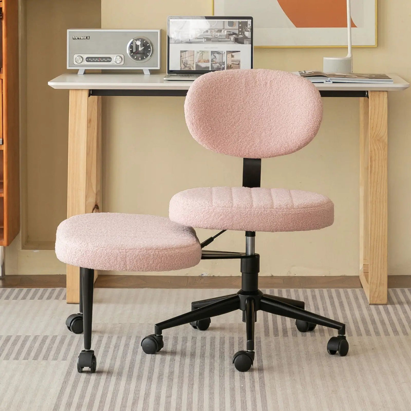 Ergonomic Cross Legged Office Chair With Back Support by HouseOfZazla
