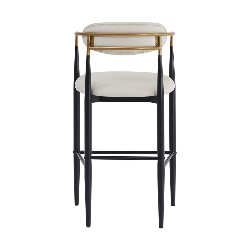 Upholstered Barstools With Back For Kitchen (Set of 2) by HouseOfZazla