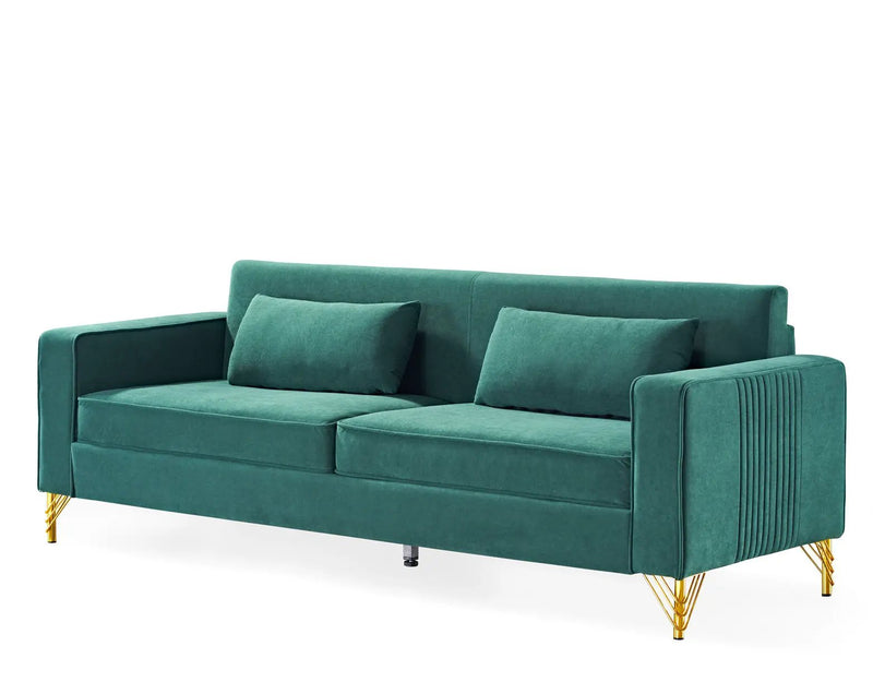 Aesthetic 3 Seater Couch With Classic Modern Appeal And Luxurious Soft Comfort by HouseOfZazla