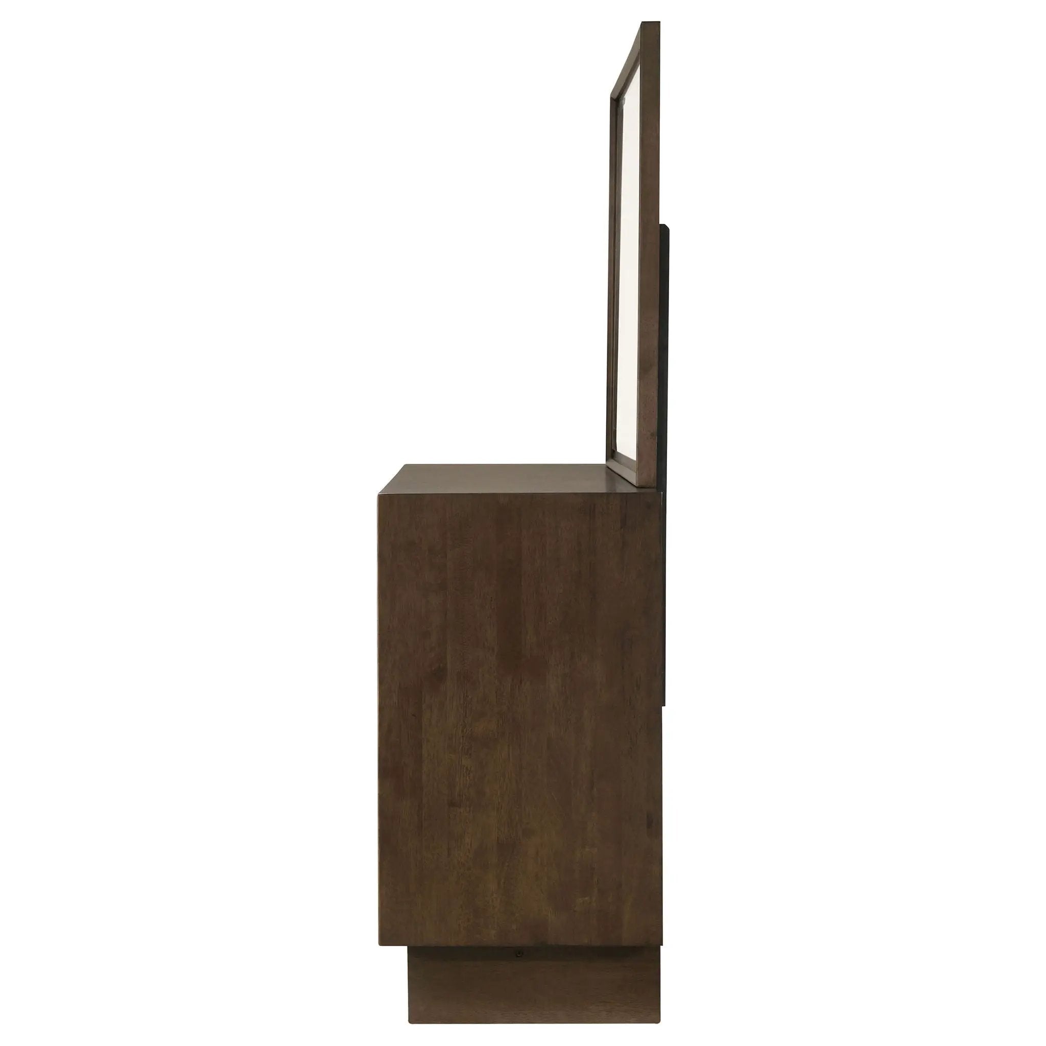 Glenwood 6-drawer Dresser and Mirror Warm Brown by Unique Piece Furniture