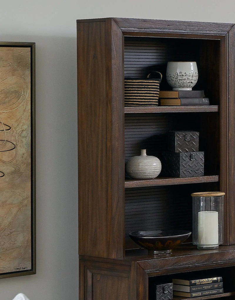 Bookcase Pier, 2 Tone - Brown by HouseOfZazla