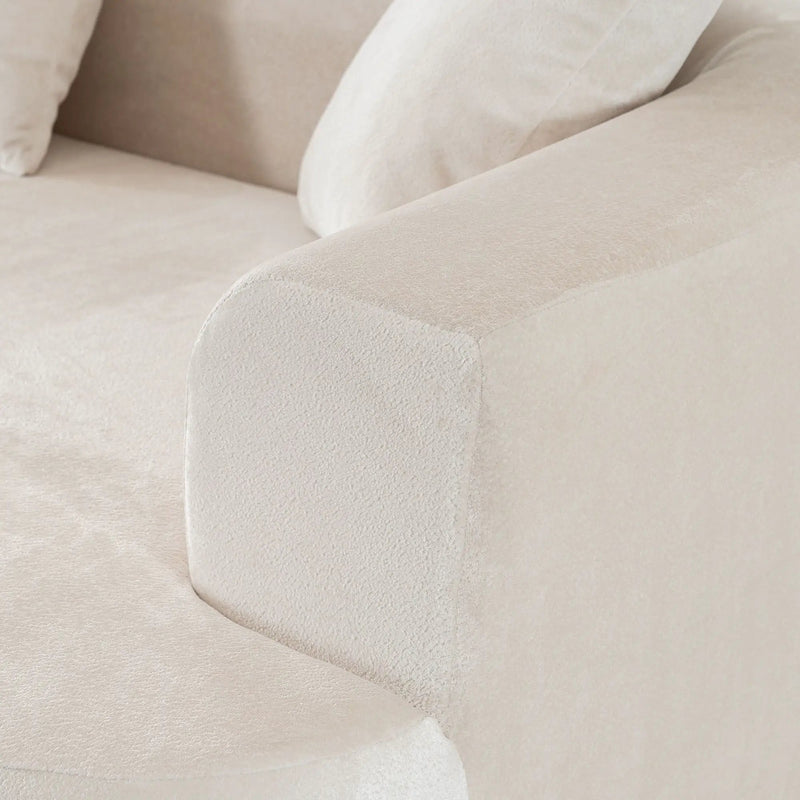 Modular Sectional Sofa With L Shape Chaise With Deep Seat