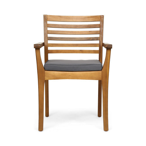 7 Pieces Acacia Wood Outdoor Dining Set by HouseOfZazla