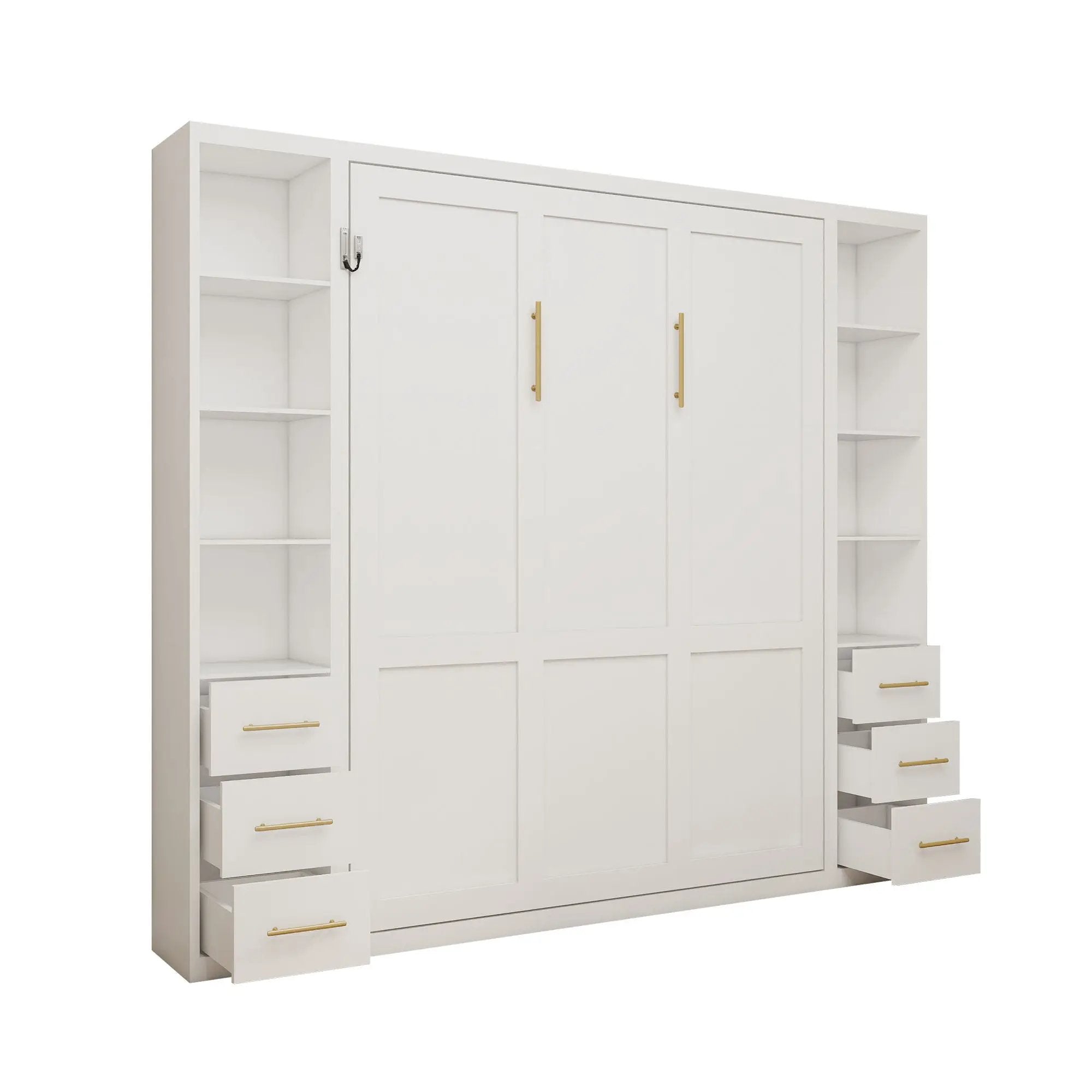 Folding Vertical Murphy Wall Bed by HouseOfZazla
