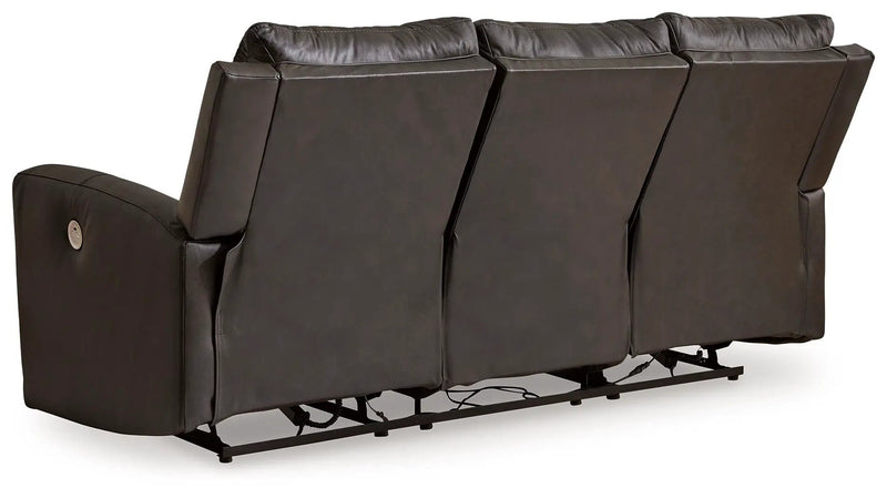 Boxmere - Reclining Power Sofa - Storm by Unique Piece Furniture