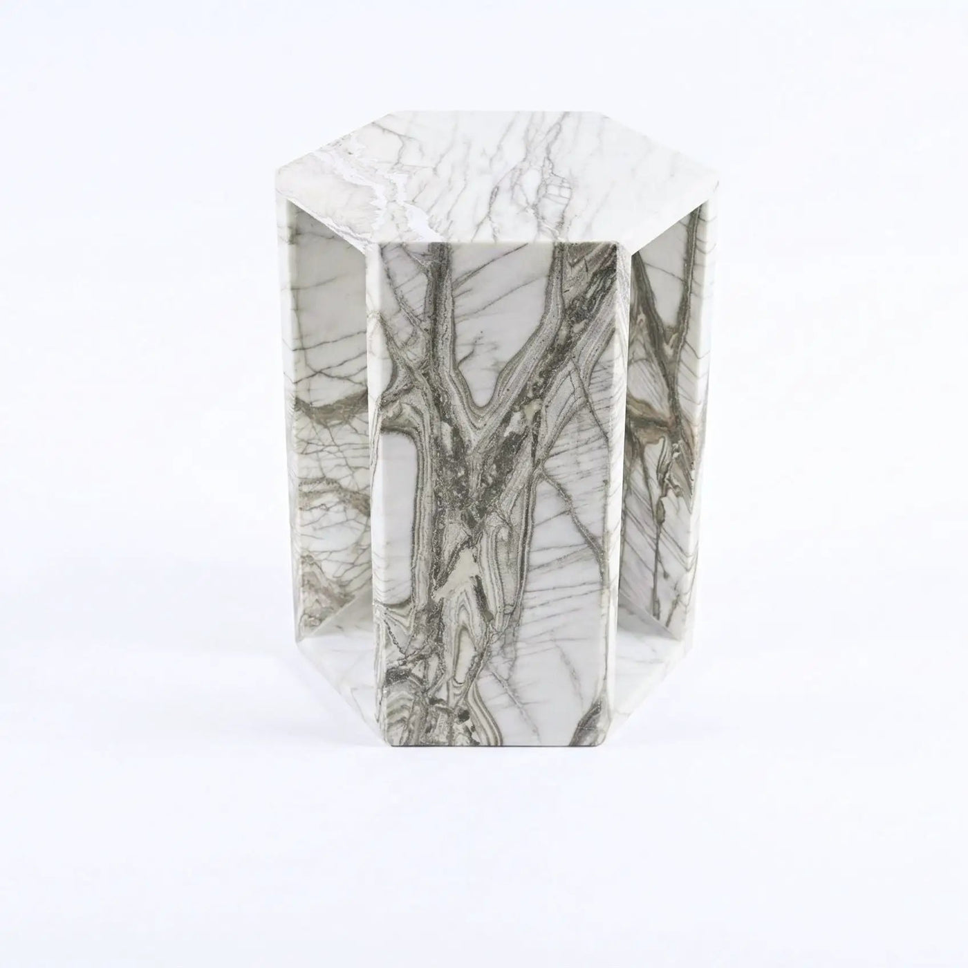 Modern Minimalist Hexagon Side Table by HouseOfZazla