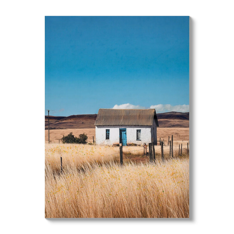 Farmhouse House Wall Art Canvas Print by HouseOfZazla