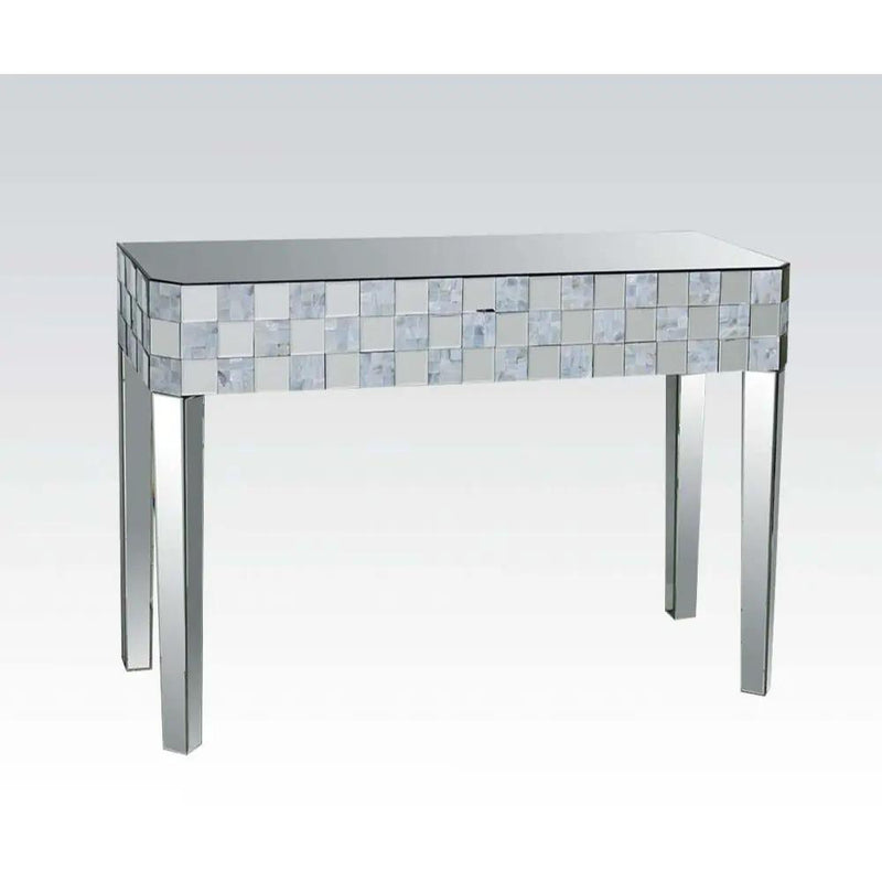 Nasa - Console Table - Mirrored & Mother of Pearl by Unique Piece Furniture