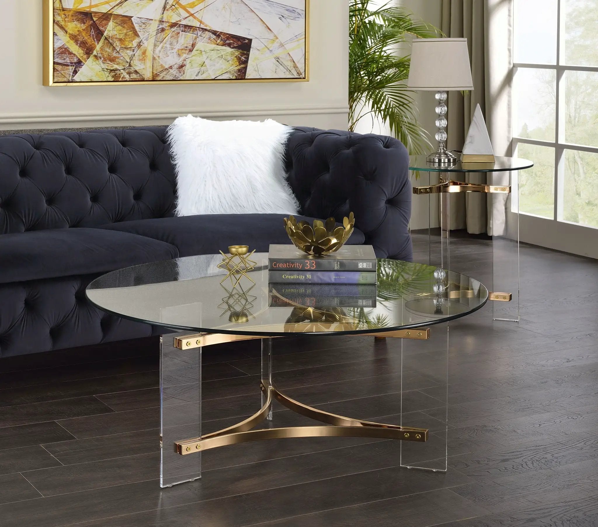 Sosi - Coffee Table - Gold by HouseOfZazla