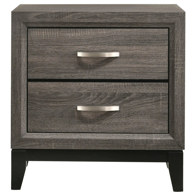 Watson 2-drawer Nightstand Grey Oak by Unique Piece Furniture