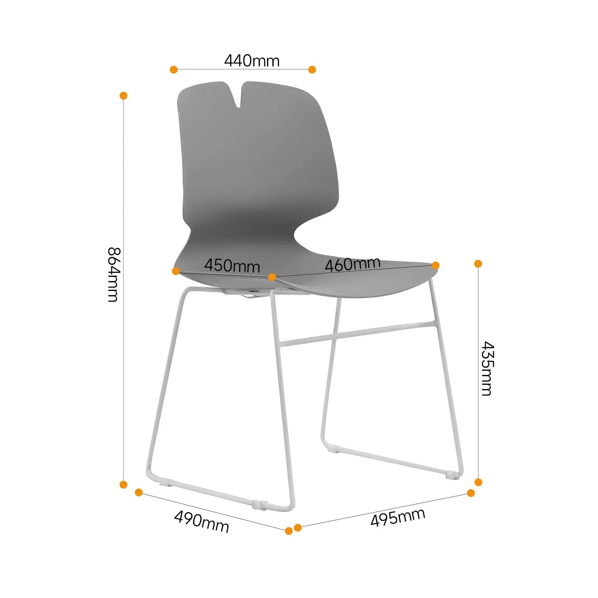 Modern Stacked Office Chairs (Set of 4) by HouseOfZazla