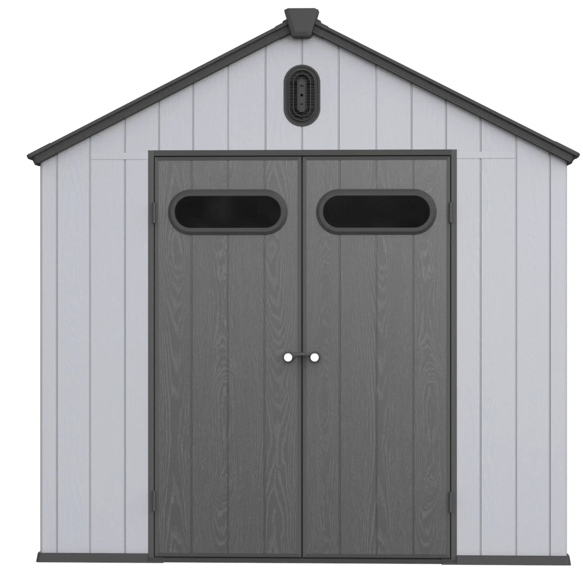 Resin Plastic Storage Shed For Backyard Garden With Spire Tool Storage by HouseOfZazla