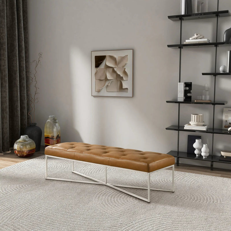 Harper - Bench - Tan by Unique Piece Furniture
