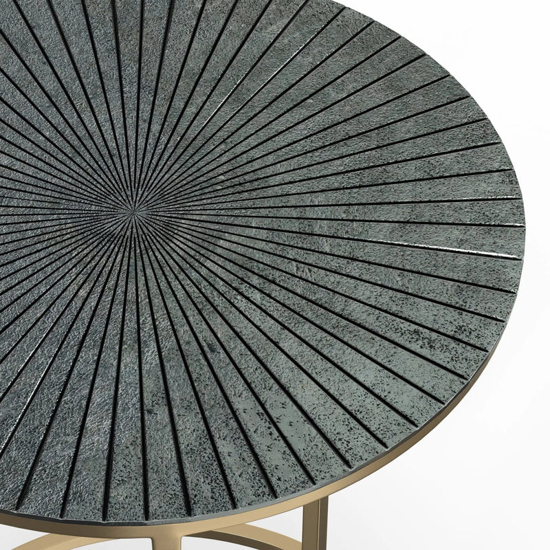 Drake - 2 Piece Nesting Table - Antique Nickel / Antique Copper by Unique Piece Furniture