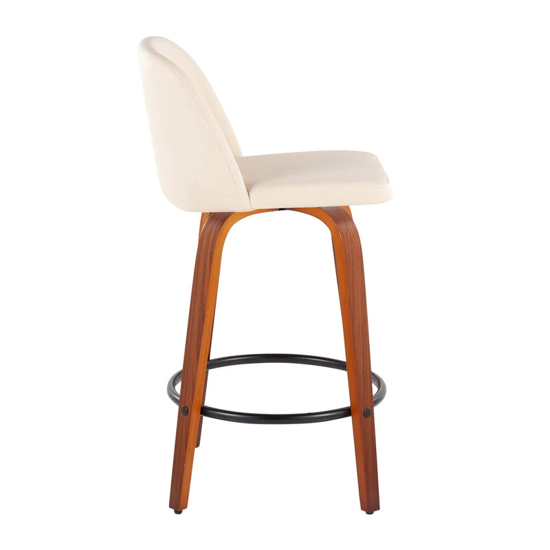 Toriano - Mid Century Modern, Counter Stool (Set of 2) by Unique Piece Furniture