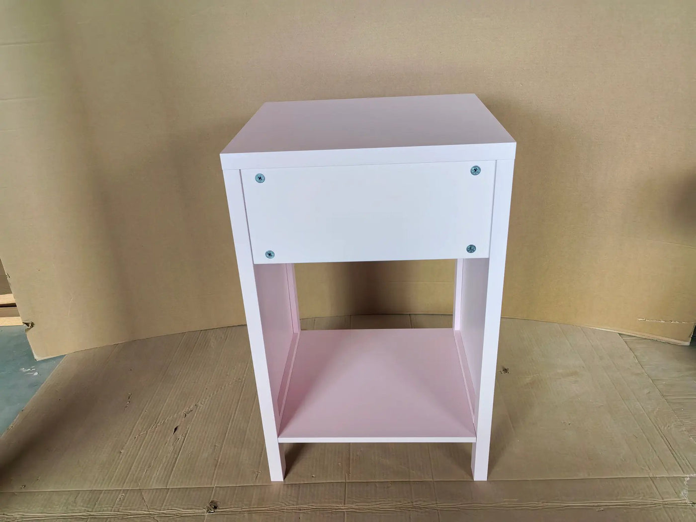 Modern Nightstand with Drawer and Open Shelf by HouseOfZazla