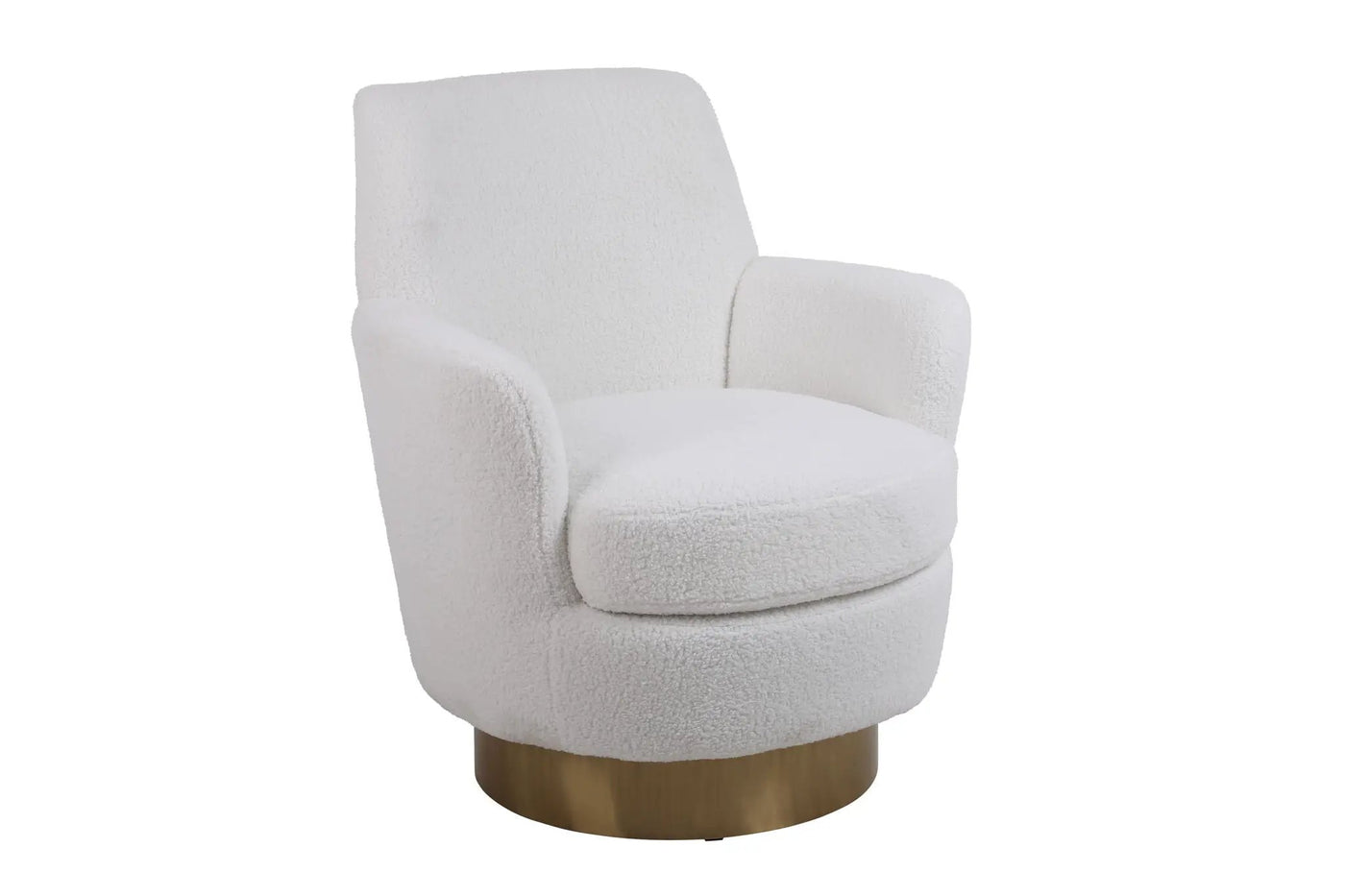 Teddy Swivel Barrel Chair, Swivel Accent Chairs Armchair For Living Room by HouseOfZazla