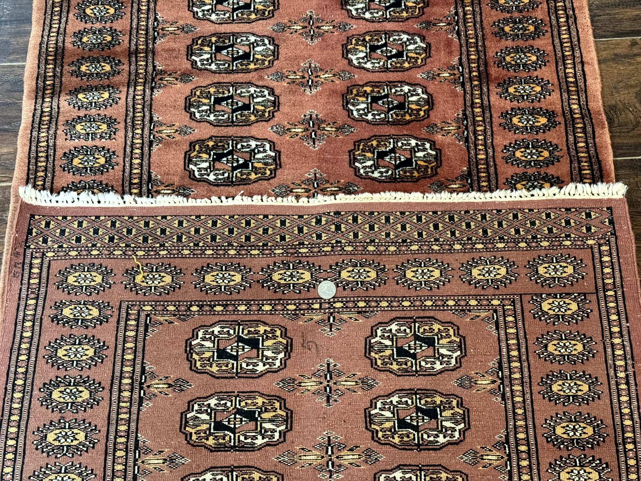 Pakistani Turkoman Bokhara Runner Rug 2.8 x 12, Oriental Runner for Hallway by Jewel Rugs