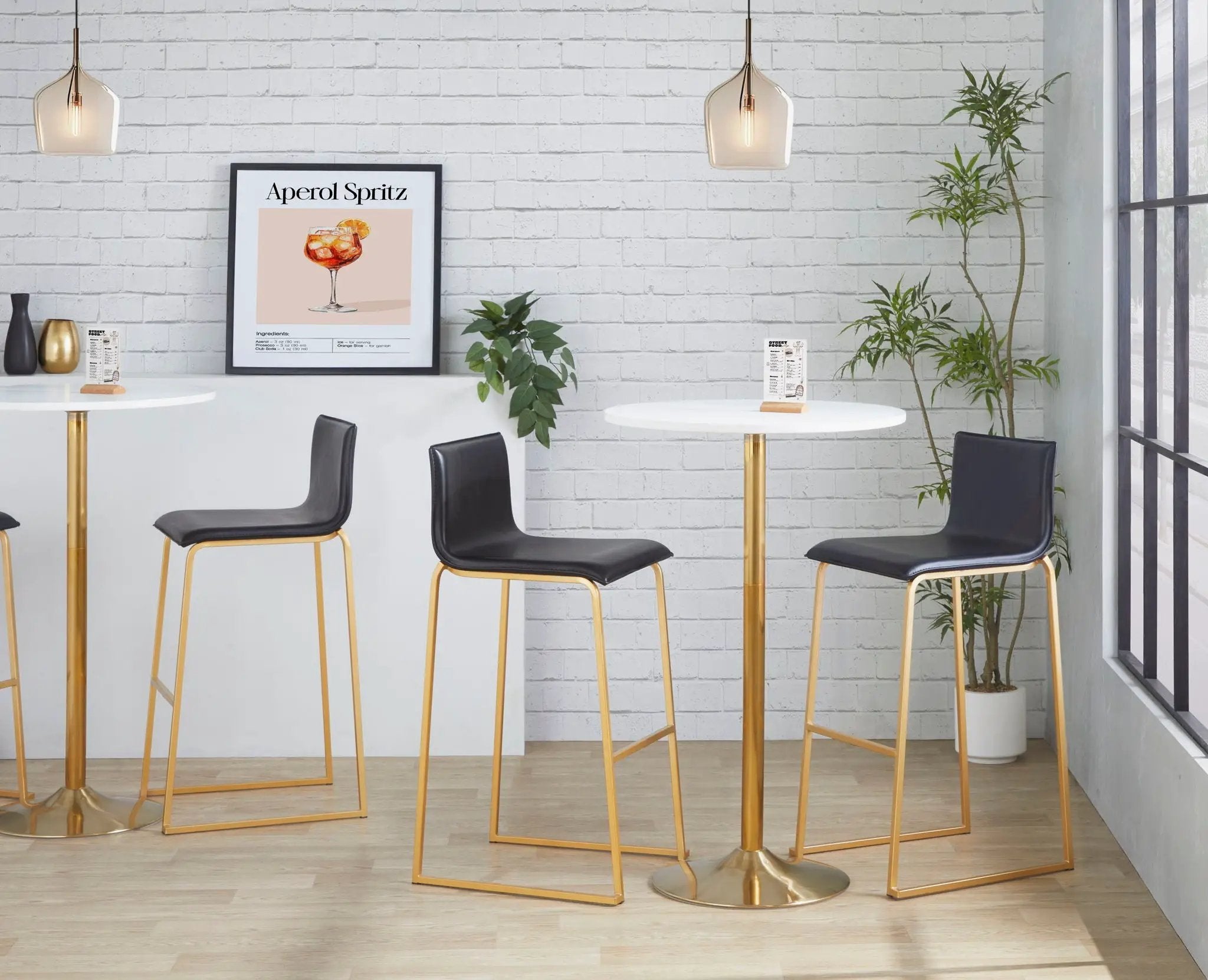 Mara - Contemporary Upholstered Barstool (Set of 2) by Unique Piece Furniture