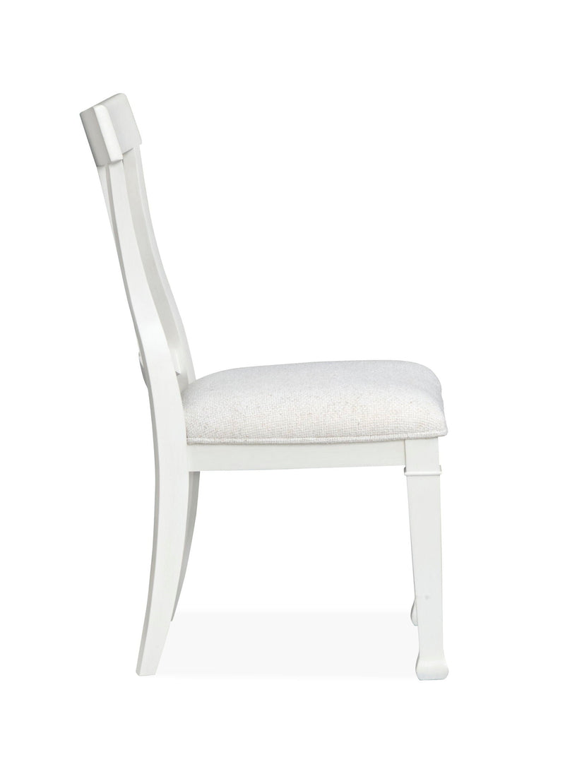 Kingston - Upholstered Side Chair (Set of 2) - Whisper White And Cerused Nutmeg, photo 7 of 7