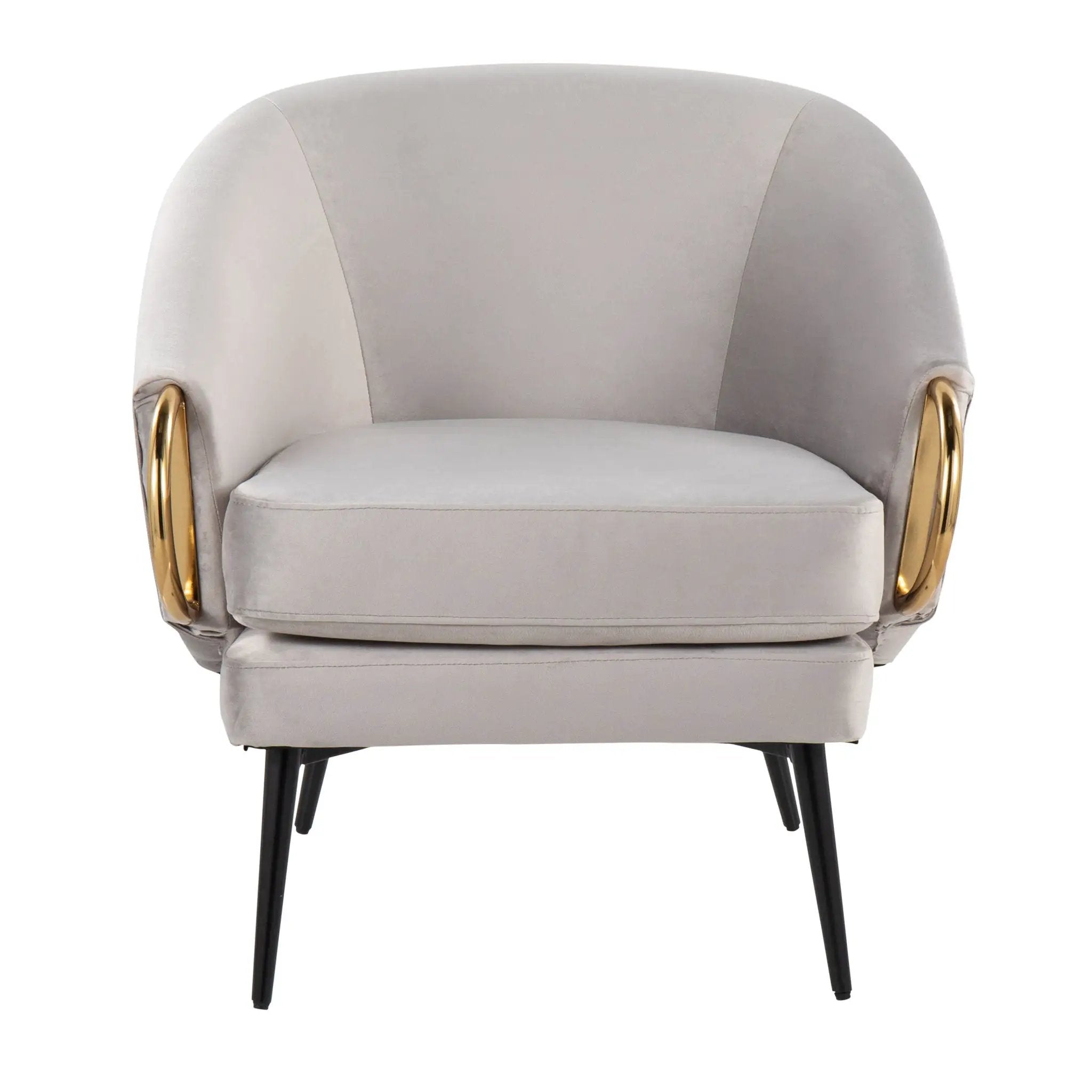 Claire - Contemporary / Glam Chair - Black / Silver by Unique Piece Furniture