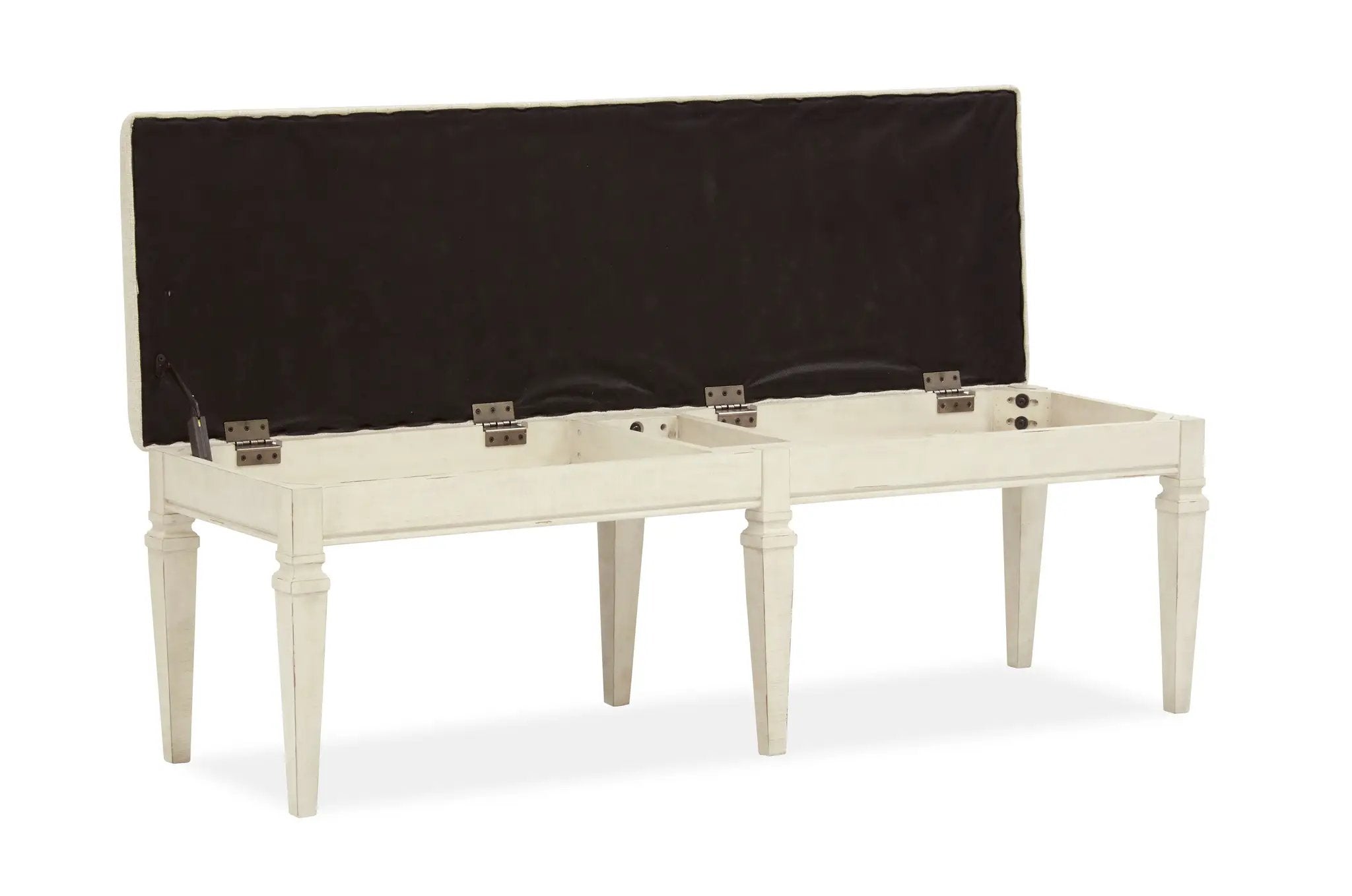 Newport - Bench With Upholstered Seat - Alabaster by Unique Piece Furniture