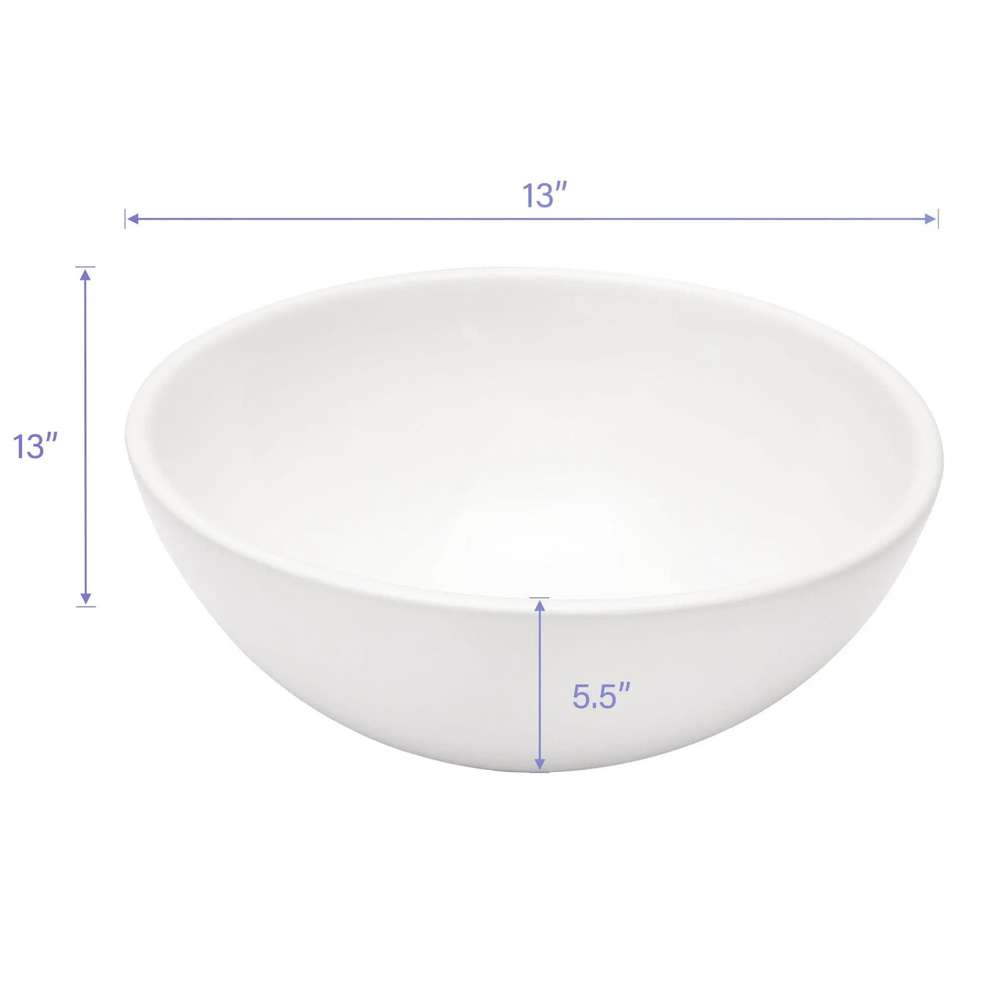 Modern Ceramic Circular Vessel Bathroom Sink by HouseOfZazla