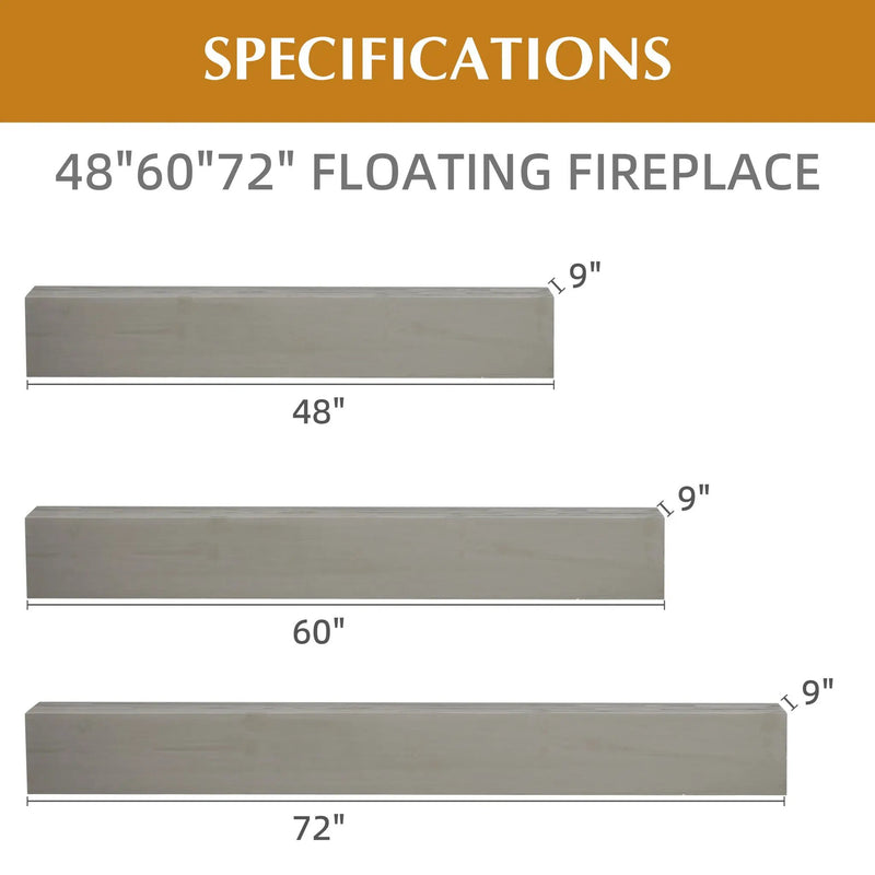 Fireplace Mantel Floating Shelf For Home Decor by Unique Piece Furniture