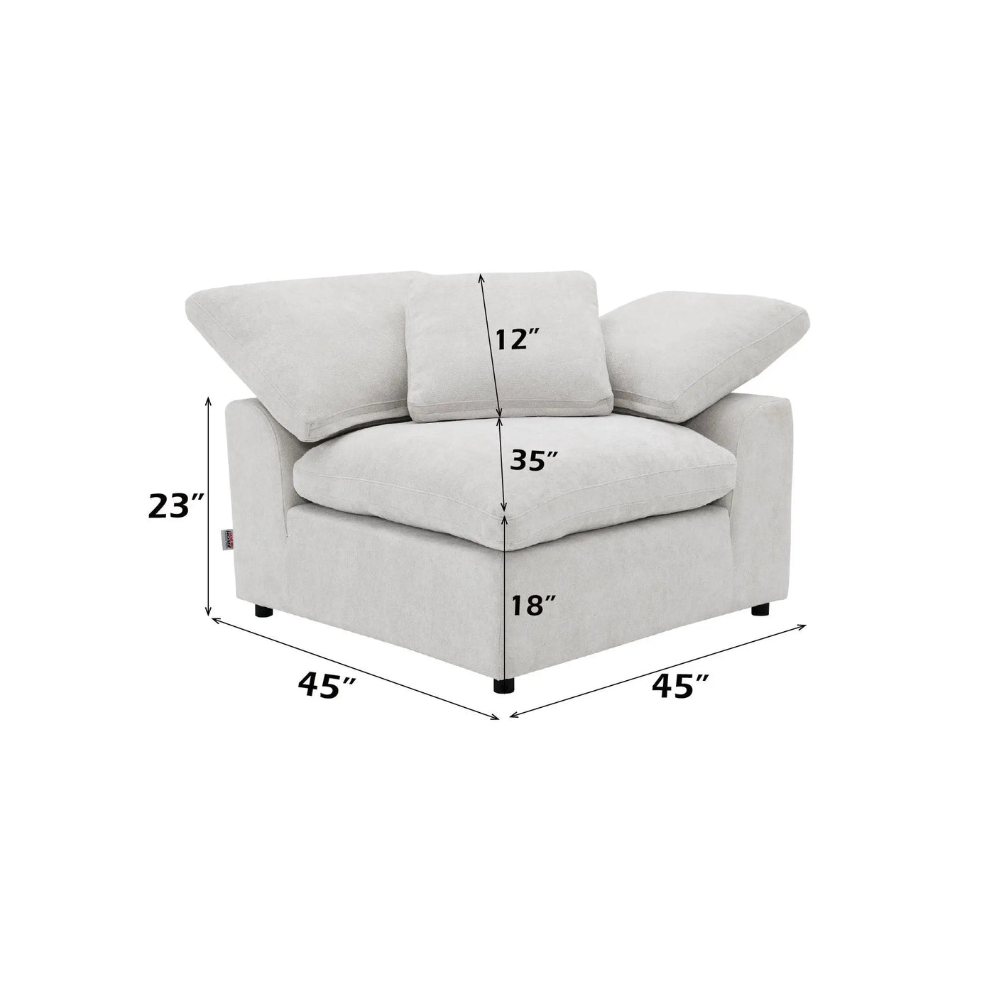 Naveen - Modular Sectional With Ottoman by Unique Piece Furniture