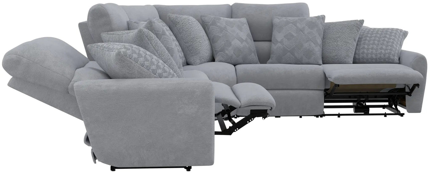 Majesty - Deep Seating Power Reclining Sectional by Unique Piece Furniture