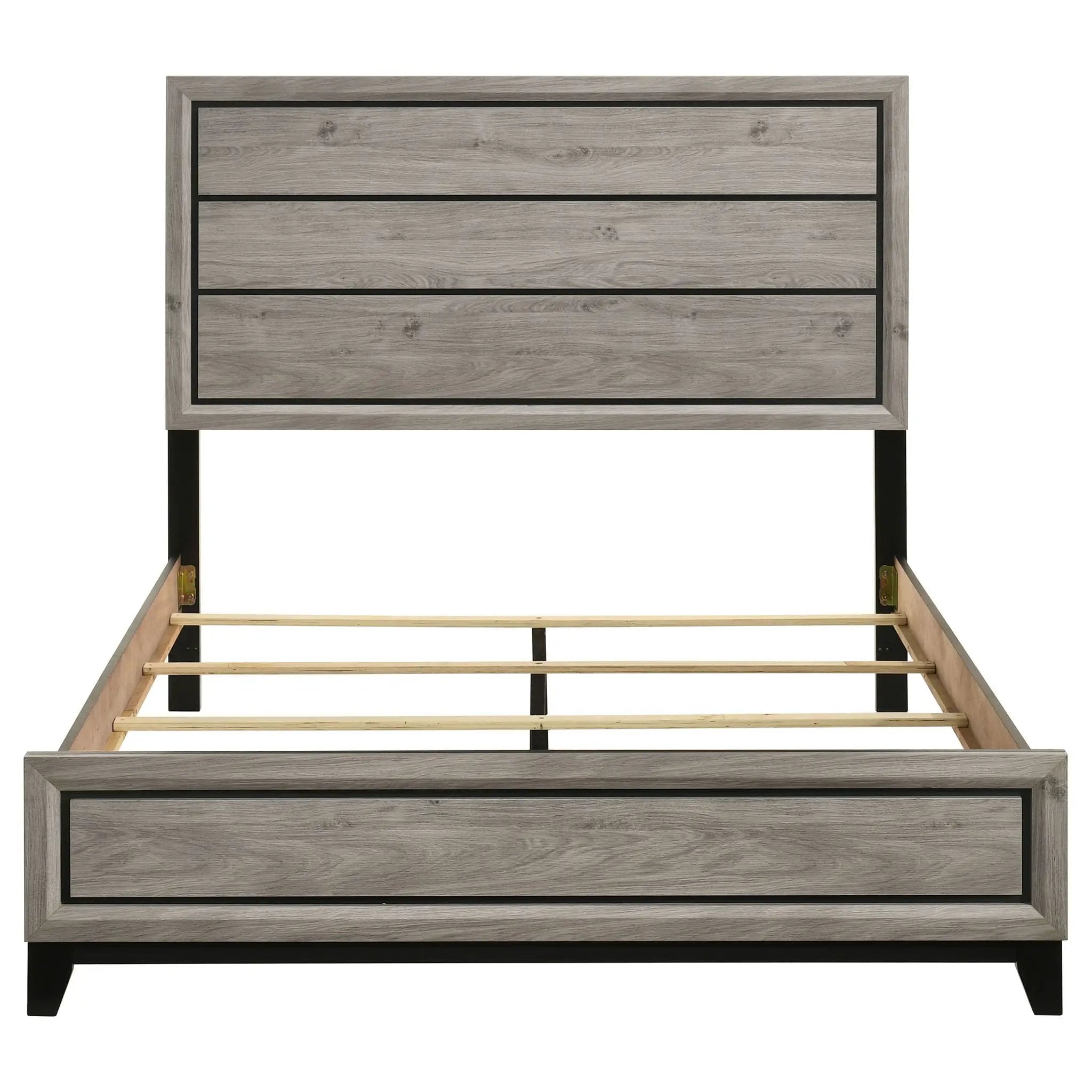 Watson Wood Queen Panel Bed Light Taupe by Unique Piece Furniture