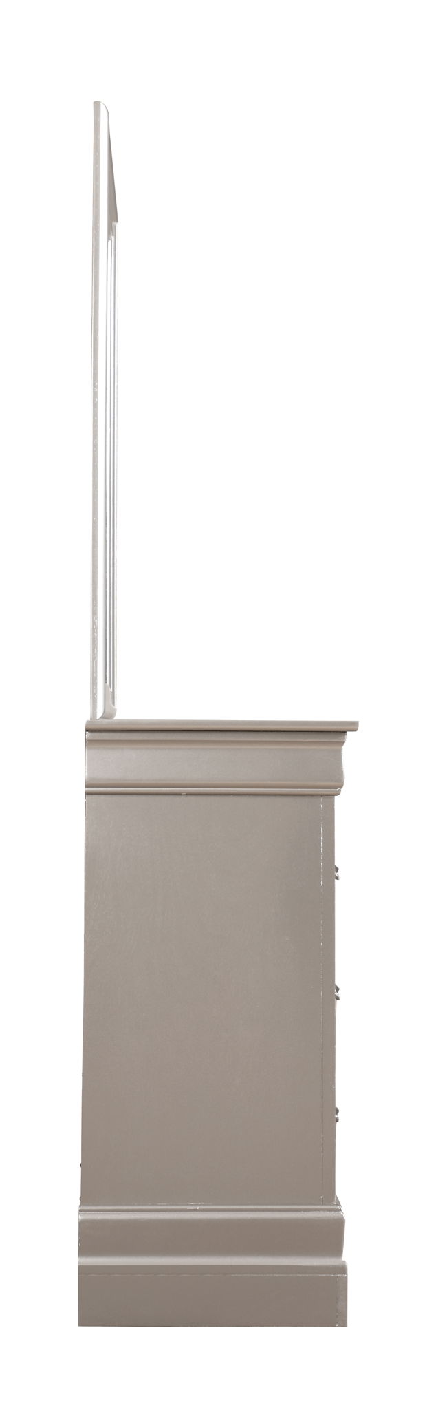Lorana Dresser with Faux Crystal Drawer Pulls - Gray or Pearl Silver, photo 10 of 13