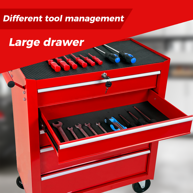 5-Drawer Rolling Tool Chest with Lock & Key by HouseOfZazla