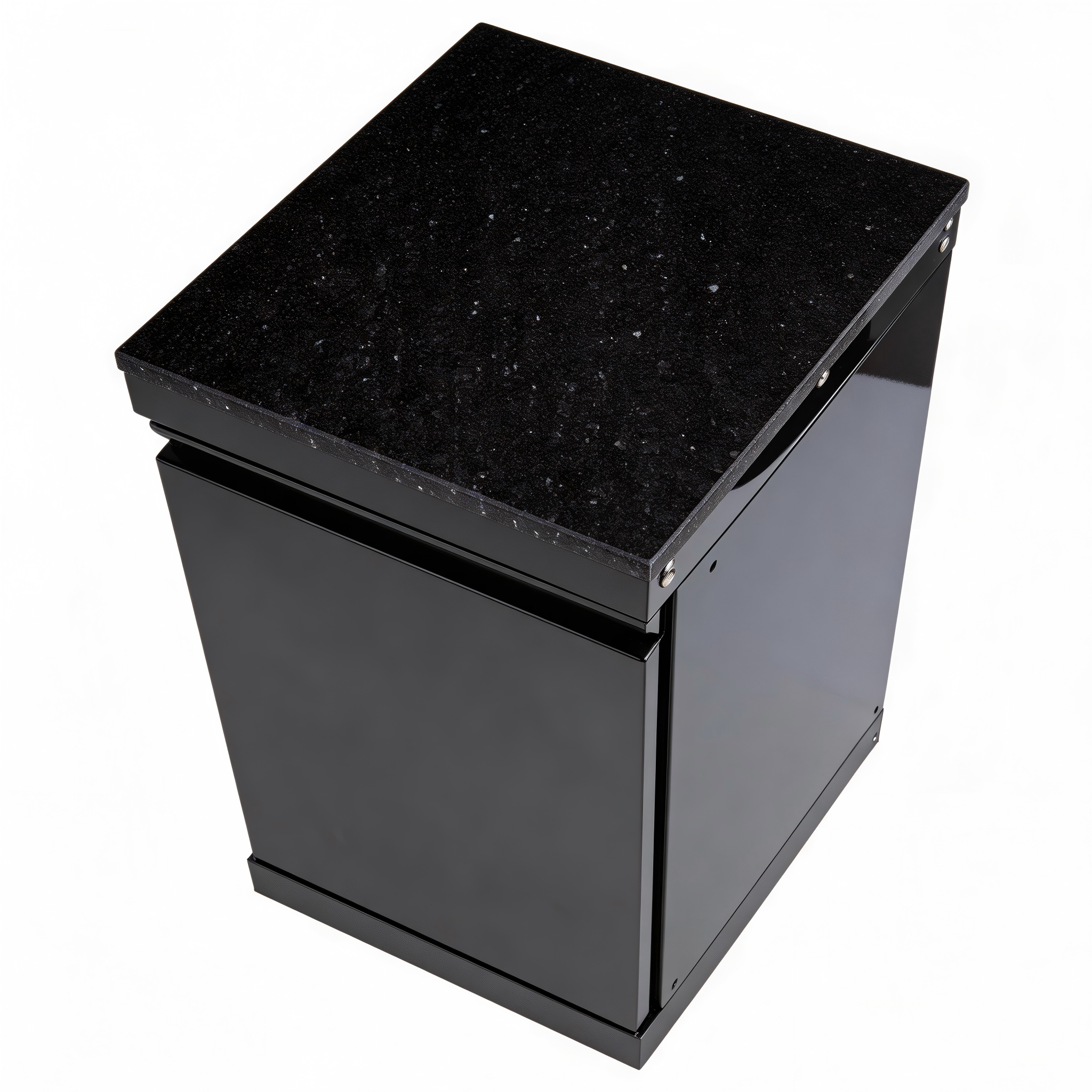 Black Single-door Storage Locker Outdoor Kitchen Islands by HouseOfZazla